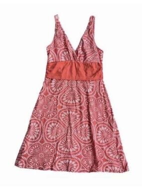 PATAGONIA Women's Margot Dress
Floral Coral White Travel Sleeveless Size Small